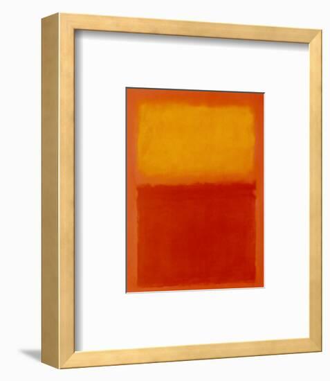 Orange and Yellow-Mark Rothko-Framed Art Print