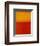 Orange and Yellow-Mark Rothko-Framed Art Print