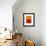 Orange and Yellow-Mark Rothko-Framed Art Print displayed on a wall