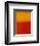 Orange and Yellow-Mark Rothko-Framed Art Print