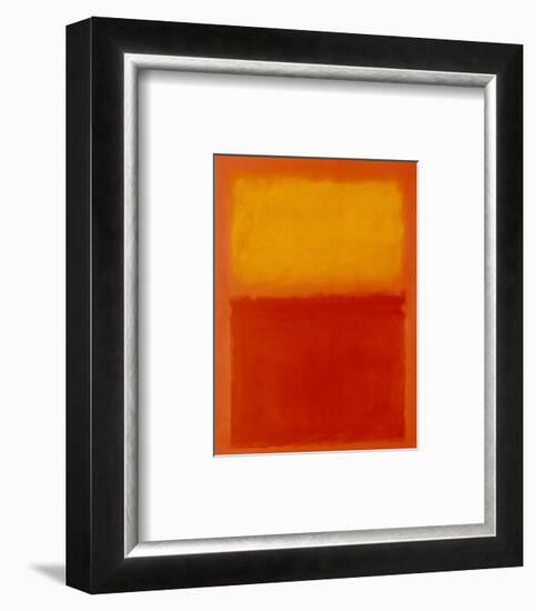 Orange and Yellow-Mark Rothko-Framed Art Print