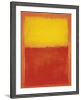 Orange and Yellow-Mark Rothko-Framed Art Print