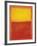 Orange and Yellow-Mark Rothko-Framed Art Print