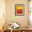 Orange and Yellow-Mark Rothko-Framed Art Print displayed on a wall