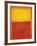 Orange and Yellow-Mark Rothko-Framed Art Print