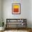 Orange and Yellow-Mark Rothko-Framed Art Print displayed on a wall