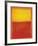 Orange and Yellow-Mark Rothko-Framed Art Print