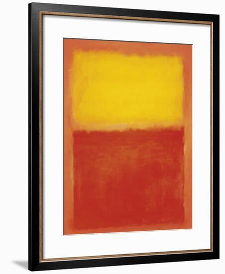 Orange and Yellow-Mark Rothko-Framed Art Print