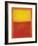 Orange and Yellow-Mark Rothko-Framed Art Print