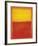 Orange and Yellow-Mark Rothko-Framed Art Print