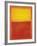 Orange and Yellow-Mark Rothko-Framed Art Print