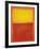 Orange and Yellow-Mark Rothko-Framed Art Print