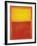 Orange and Yellow-Mark Rothko-Framed Art Print