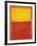 Orange and Yellow-Mark Rothko-Framed Art Print