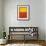 Orange and Yellow-Mark Rothko-Framed Art Print displayed on a wall