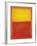 Orange and Yellow-Mark Rothko-Framed Art Print