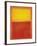 Orange and Yellow-Mark Rothko-Framed Art Print