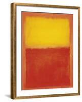 Orange and Yellow-Mark Rothko-Framed Art Print