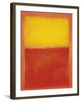 Orange and Yellow-Mark Rothko-Framed Art Print