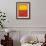 Orange and Yellow-Mark Rothko-Framed Art Print displayed on a wall