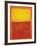 Orange and Yellow-Mark Rothko-Framed Art Print