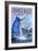 Orange Beach, Alabama - Sailfish Scene-Lantern Press-Framed Premium Giclee Print