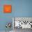 Orange Bear Polygon-Lisa Kroll-Premium Giclee Print displayed on a wall