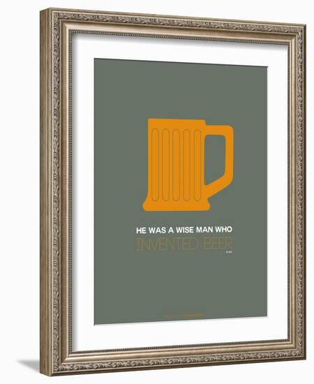 Orange Beer Mug-NaxArt-Framed Art Print