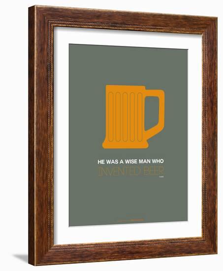 Orange Beer Mug-NaxArt-Framed Art Print