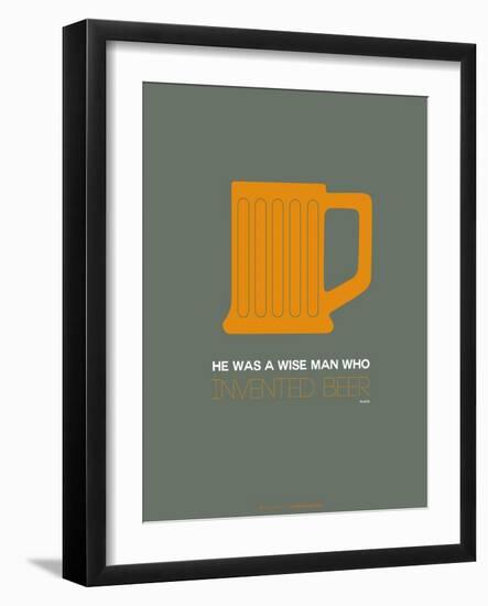 Orange Beer Mug-NaxArt-Framed Art Print