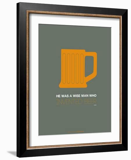 Orange Beer Mug-NaxArt-Framed Art Print