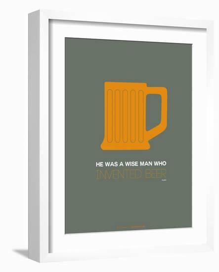 Orange Beer Mug-NaxArt-Framed Art Print