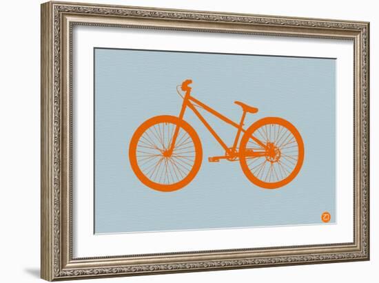 Orange Bicycle-NaxArt-Framed Art Print