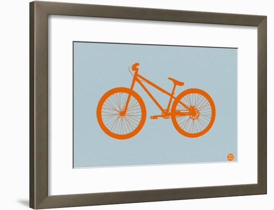 Orange Bicycle-NaxArt-Framed Art Print