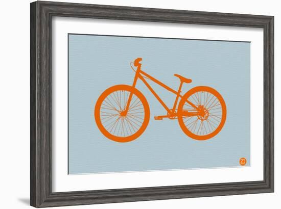 Orange Bicycle-NaxArt-Framed Art Print