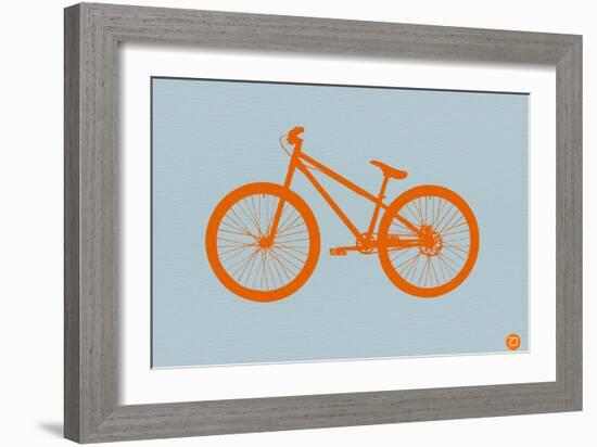 Orange Bicycle-NaxArt-Framed Art Print