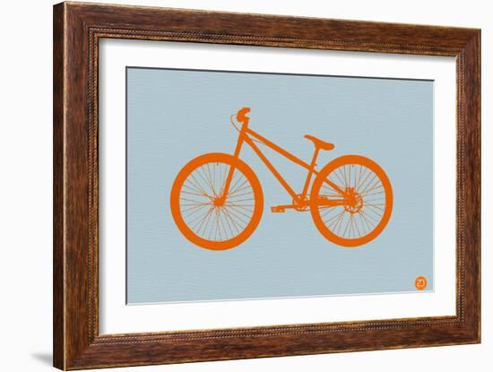 Orange Bicycle-NaxArt-Framed Art Print