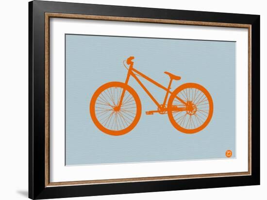 Orange Bicycle-NaxArt-Framed Art Print