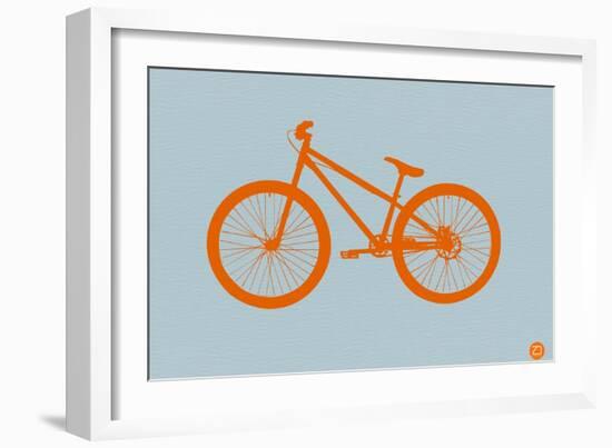 Orange Bicycle-NaxArt-Framed Art Print