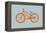 Orange Bicycle-NaxArt-Framed Stretched Canvas