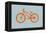 Orange Bicycle-NaxArt-Framed Stretched Canvas