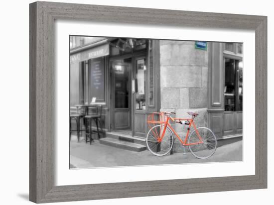 Orange Bicyclette-Alan Blaustein-Framed Photographic Print