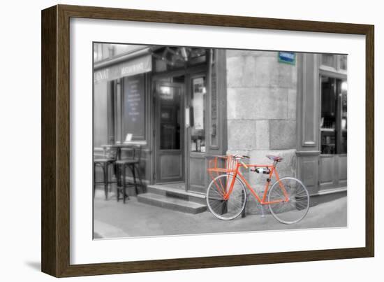 Orange Bicyclette-Alan Blaustein-Framed Photographic Print