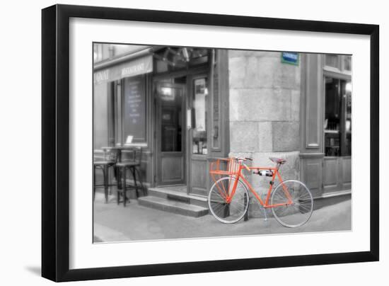 Orange Bicyclette-Alan Blaustein-Framed Photographic Print
