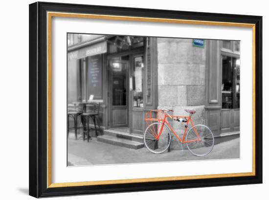 Orange Bicyclette-Alan Blaustein-Framed Photographic Print