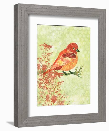 Orange Bird-Bee Sturgis-Framed Art Print