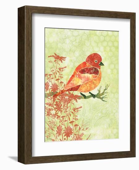 Orange Bird-Bee Sturgis-Framed Art Print