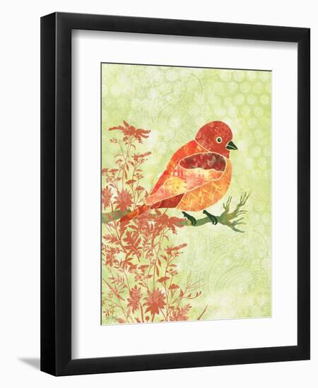 Orange Bird-Bee Sturgis-Framed Art Print
