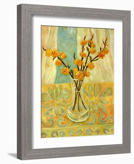 Orange Blossom on a Lemon Cloth-Lorraine Platt-Framed Giclee Print