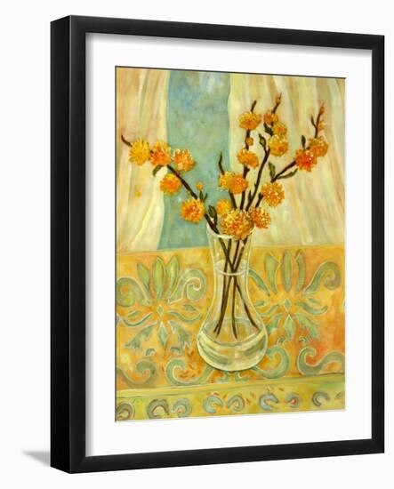 Orange Blossom on a Lemon Cloth-Lorraine Platt-Framed Giclee Print